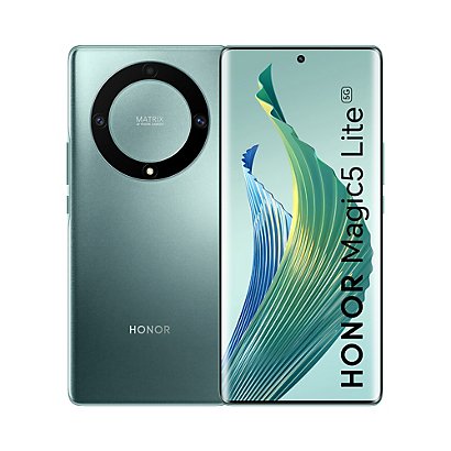 Honor Magic5 Lite, 16,9 cm (6.67''), 8 Go, 256 Go, 64 MP, Android 12, Vert 5109ARUL - 1