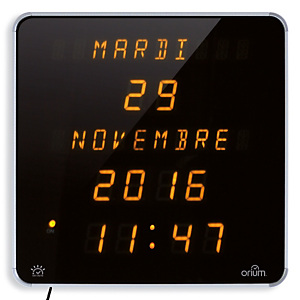 Horloge Ephéméris jaune DST Orium Horloge Ephéméris jaune DST Orium