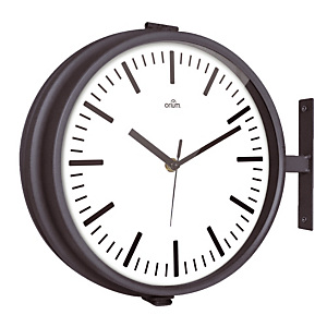 Horloge Harvey double face diamètre 26 cm Horloge Harvey double face diamètre 26 cm