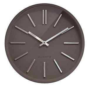 Horloge à quartz Goma silence Ø 35 cm grise