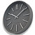 Horloge à quartz Goma silence diam 35 cm grise - 2