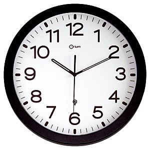 Horloge radio-controlée noire Horloge radio-controlée noire