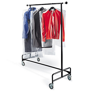 Housse plastique 50% recyclé transparente pour vêtements avec fermeture curseur Housse plastique 50% recyclé transparente pour vêtements avec fermeture curseur