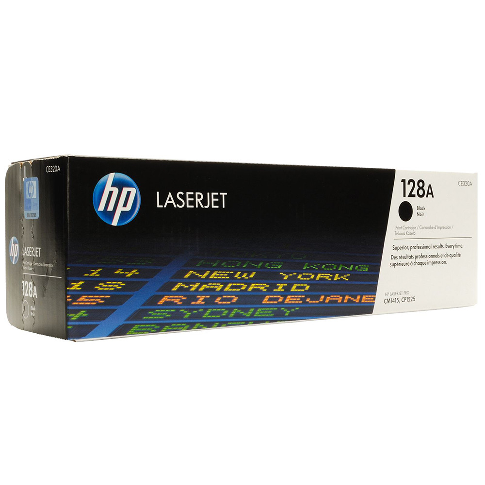 HP 128A Toner authentique (CE320A) - Noir