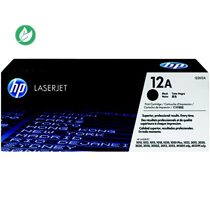 HP 12AD Toner authentique Q2612AD - Pack de 2 - Noir - 1