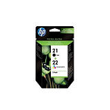 HP 21 / 22, SD367AE, Cartucho de Tinta, Negro, Tricolor HP 21 / 22, SD367AE, Cartucho de Tinta, Negro, Tricolor