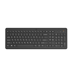 HP 220 WL KBD, Taille réelle (100 %), Sans fil, RF sans fil, Clavier à membrane, Noir 805T2AA#ABF HP 220 WL KBD, Taille réelle (100 %), Sans fil, RF sans fil, Clavier à membrane, Noir 805T2AA#ABF