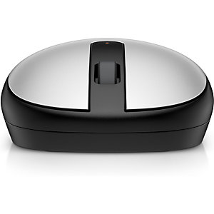 HP 240 Pike Silver Bluetooth Mouse, Ambidextre, Optique, Bluetooth, 1600 DPI, Argent 43N04AA#ABB