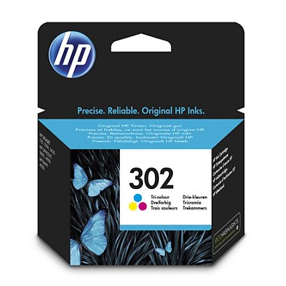 HP 302 Cartouche d'encre authentique F6U65AE - 3 couleurs - 1