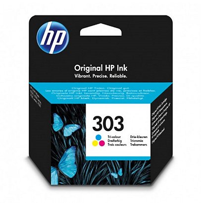 HP 303 Cartouche d'encre authentique T6N01AE - 3 couleurs - 1