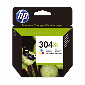HP 304XL cartouche d'encre trois couleurs conçue par HP (N9K07AE) HP 304XL cartouche d'encre trois couleurs conçue par HP (N9K07AE)