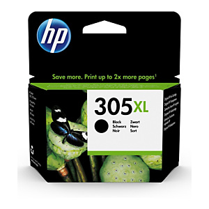 HP 305XL Cartouche d'encre authentique grande capacité 3YM62AE - Noir