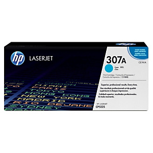 HP 307A Toner authentique CE741A - Cyan