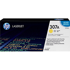 HP 307A Toner authentique CE742A - Jaune
