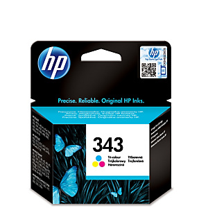 HP 343 Cartouche d'encre authentique C8766EE - 3 couleurs