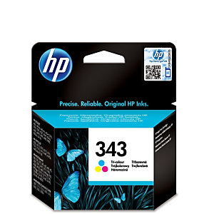 HP 343 HP Cartouche d'encre authentique tricolore (C8766EE) - Cyan, Magenta, Jaune