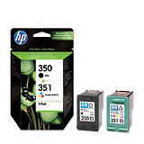 HP 350 / 351, SD412EE, Cartucho de Tinta, Negro, Tricolor HP 350 / 351, SD412EE, Cartucho de Tinta, Negro, Tricolor