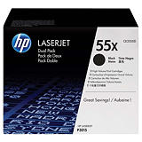HP 55X, CE255XD, Tóner Original, Negro, Alta capacidad HP 55X, CE255XD, Tóner Original, Negro, Alta capacidad