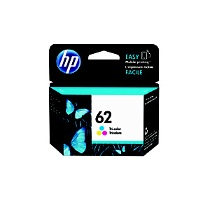 HP 62 Cartouche d'encre authentique C2P06AE - 3 couleurs