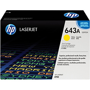 HP 643A Toner authentique Q5952A - Jaune
