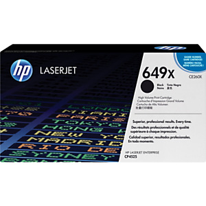 HP 649X Toner authentique grande capacité CE260X - Noir