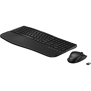 HP 685 Comfort Dual-Mode Keyboard and Mouse Combo, Taille réelle (100 %), Sans fil, RF sans fil + Bluetooth, Noir, Souris incluse 8T6L7UT HP 685 Comfort Dual-Mode Keyboard and Mouse Combo, Taille réelle (100 %), Sans fil, RF sans fil + Bluetooth, Noir, Souris incluse 8T6L7UT