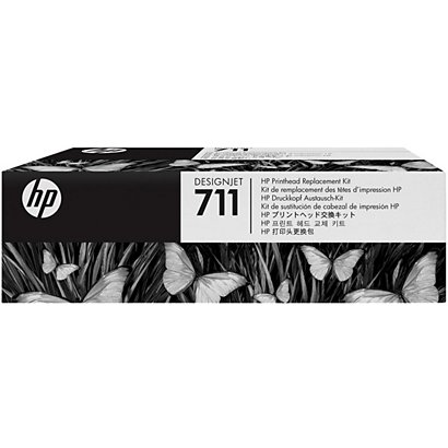 HP 711, C1Q10A, Cabezal de Impresión, Negro, Amarillo, Cian, Magenta