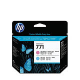 HP 771, CE019A, Cartucho de tinta para cabezal de impresión, Magenta claro, Cian claro HP 771, CE019A, Cartucho de tinta para cabezal de impresión, Magenta claro, Cian claro