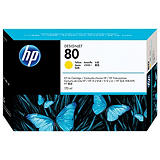 HP 80, C4873A, Cartucho de Tinta, Amarillo HP 80, C4873A, Cartucho de Tinta, Amarillo