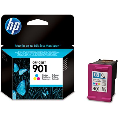 HP 901 Cartouche d'encre authentique CC656AE - 3 couleurs - 1
