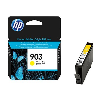 HP 903 Cartouche d'encre authentique T6L95AE - Jaune - 1