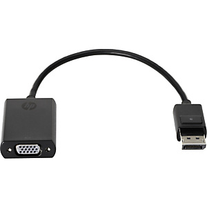 HP Adaptateur DisplayPort à VGA, 0,2 m, DisplayPort, VGA (D-Sub), Mâle, Femelle, Cuivre F7W97AA HP Adaptateur DisplayPort à VGA, 0,2 m, DisplayPort, VGA (D-Sub), Mâle, Femelle, Cuivre F7W97AA