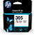 HP Cartouche d’encre trois couleurs 305 authentique, Rendement standard, Encre à colorant, 2 ml, 100 pages, 1 pièce(s), Paquet unique 3YM60AE - 1