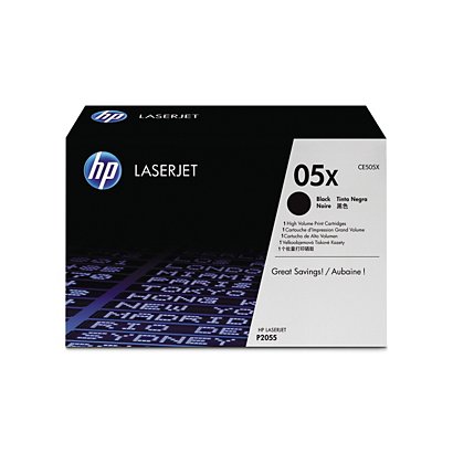 HP Cartouche laser noir 05X réf. fabricant : CE505X - 1