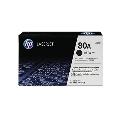 HP Cartouche laser noir 80A réf. fabricant : CF280A - 1