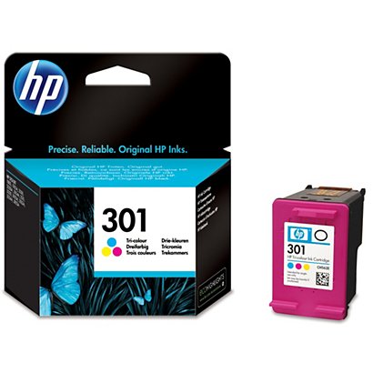 HP Cartuccia inkjet 301, CH562EE, Colori, Pacco singolo - 1