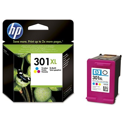 HP Cartuccia inkjet 301 XL, CH564EE, Colori, Pacco singolo, Alta capacità - 1