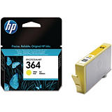 HP Cartuccia inkjet 364, CB320EE, Giallo, Pacco singolo HP Cartuccia inkjet 364, CB320EE, Giallo, Pacco singolo
