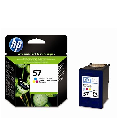 HP Cartuccia inkjet 57, C6657AE, Colori, Pacco singolo - 1