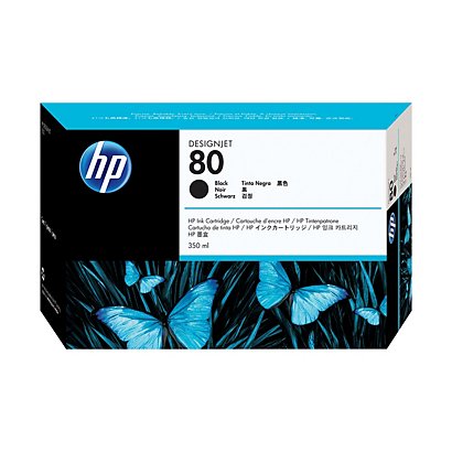 HP Cartuccia inkjet 80, C4871A, Nero, Pacco singolo