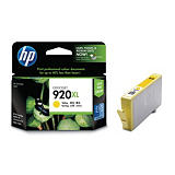 HP Cartuccia inkjet 920XL, CD974AE, Giallo, Pacco singolo Alta Capacità HP Cartuccia inkjet 920XL, CD974AE, Giallo, Pacco singolo Alta Capacità