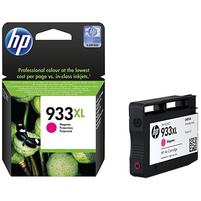 HP Cartuccia inkjet 933 XL, CN055A, Magenta, Pacco singolo, Alta capacità - 1