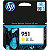HP Cartuccia inkjet 951, CN052AE, Giallo, Pacco singolo - 1