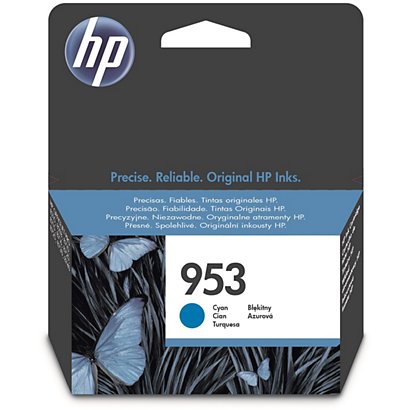 HP Cartuccia inkjet 953, F6U12AE, Ciano, Pacco singolo - 1