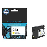 HP Cartuccia inkjet 953, F6U14AE, Giallo, Pacco singolo HP Cartuccia inkjet 953, F6U14AE, Giallo, Pacco singolo