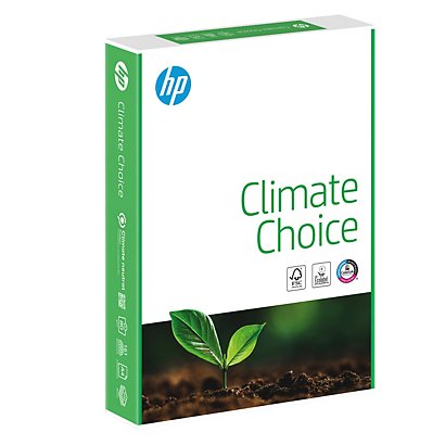 HP Climate Choice Carta per fotocopie e stampanti A4, 80 g/m², Bianco (confezione 5 risme) - 1