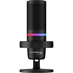 HP DuoCast - microphone USB (noir) - Éclairage RGB, Microphone de console de jeu, 32 Ohm, 24 bit, 96 kHz, Avec fil, USB 4P5E2AA HP DuoCast - microphone USB (noir) - Éclairage RGB, Microphone de console de jeu, 32 Ohm, 24 bit, 96 kHz, Avec fil, USB 4P5E2AA