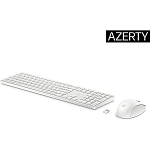 HP Ensemble clavier et souris sans fil 655, Taille réelle (100 %), RF sans fil, Blanc, Souris incluse 860P8AA HP Ensemble clavier et souris sans fil 655, Taille réelle (100 %), RF sans fil, Blanc, Souris incluse 860P8AA