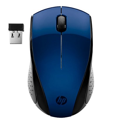 HP, Hp wireless mouse 220 blue, 7KX11AA - 1