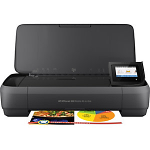 HP Imprimante multifonction jet d'encre couleur mobile, OfficeJet 250, A4, Compatible réseau sans fil